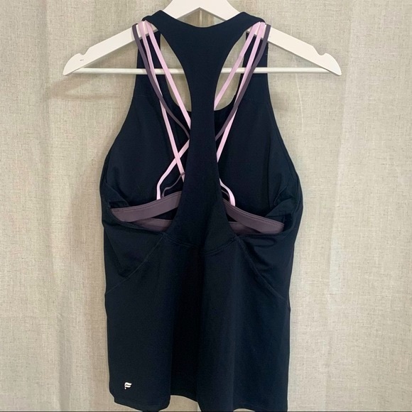 FABLETICS Kessler Built in Bra Tank - Petal/Shadow - Picture 6 of 9